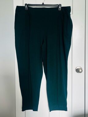 J. Jill Teal Slim Straight Pants